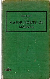Report on the Major Ports of Malaya - DF Allen