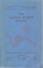 The Penang Bookshelf. The Sarawak Museum Journal Vol V No 3 (New Series
