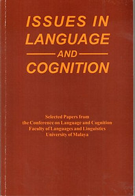 Issues in Language and Cognition - Elaine Morais (ed)