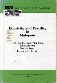 Ethnicity and Fertility in Malaysia - Noor Laily bt. Abu Bakar & Others
