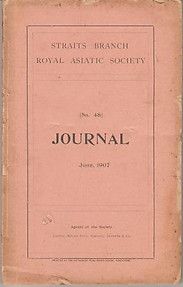 Journal of the Straits Branch of the Royal Asiatic Society No 48, June 1907