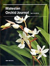 Malesian Orchid Journal Vol 12 (2013)  - Andre Schuiteman (ed)