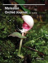 Malesian Orchid Journal Vol 18 (2016) - Andre Schuiteman (ed)