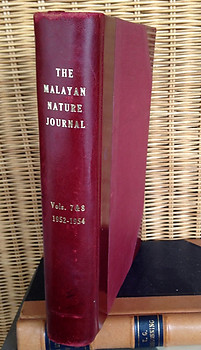 Malayan Nature Journal Vol VII. 1-5  (1952-53) & Vol VIII. 1-4 (1953-4) and Index Vols I-VII  - Malayan Nature Society