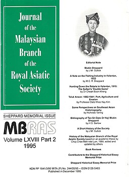 Malaysian Branch of the Royal Asiatic Society Journal - Volume LXVIII Part 2 1995