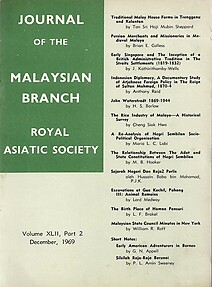 Malaysian Branch of the Royal Asiatic Society Journal - Volume XLII, Part 2 December 1969