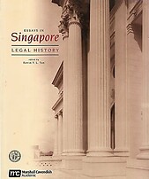 Essays In Singapore Legal History - Kevin Y. L. Tan (ed)