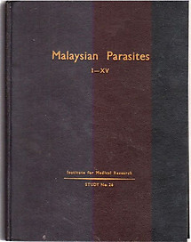 Malaysian Parasites I-XV -  JR Audy (ed)