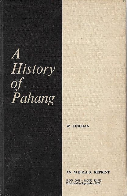 A History of Pahang - W Linehan