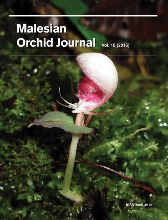Malesian Orchid Journal Vol 18 (2016) - Andre Schuiteman (ed)