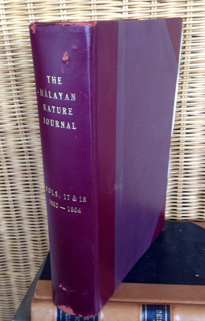 Malayan Nature Journal Vol XVII. 1-4  (1963) & Vol XVIII. 1-4 (1964)  - Malayan Nature Society