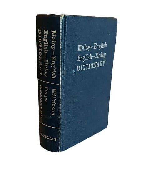 An Abridged Malay-English English Malay Dictionary (Pocket Edition) - RJ Wilkinson, AE Coope & Mohd Ali bin Mohamed