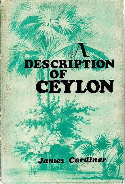 A Description of Ceylon - James Cordiner