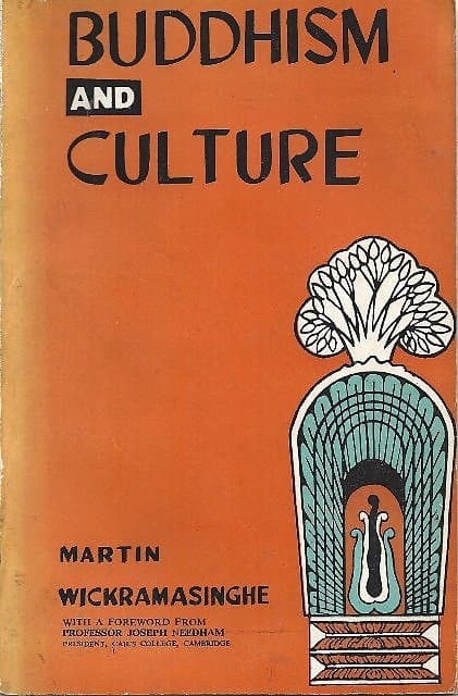 Buddhism and Culture - Martin Wickramasinghe